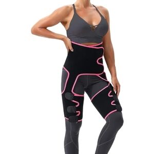 Black and Pink Waist and Thigh Trainer, Suze S/M
